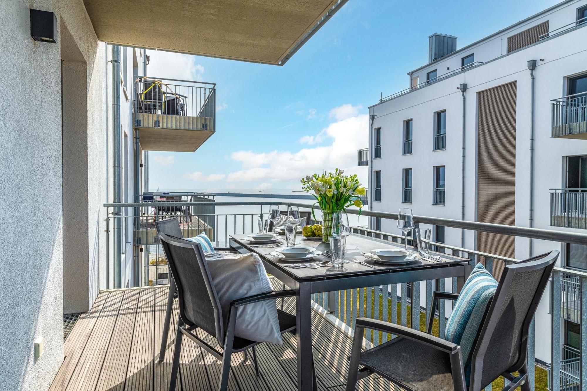 Apartament Ocean Storm- 2 Og, Balkon, Kamin Olpenitz Zewnętrze zdjęcie